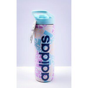 Adidas  Water Bottle 600 mL Pastel Logo Print BPA-Free Plastic
